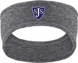 Stretch Fleece Headband, Midnight Heather